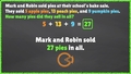 Thumbnail for Addition word problems - three numbers up to two digits each video