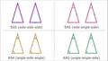 Thumbnail for Proving triangles congruent by SSS and SAS video