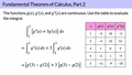 Thumbnail for Fundamental Theorem of Calculus, Part 2 video