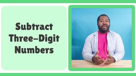 Subtract from three-digit numbers