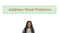 Thumbnail for Add two numbers up to four digits: word problems video