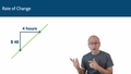 Thumbnail for Rate of change: graphs video