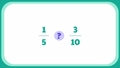 Thumbnail for Compare sums and differences of fractions with like denominators video