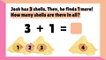 Thumbnail for Addition word problems with pictures - sums up to 10 video