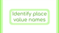 Thumbnail for Place value names video