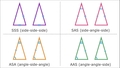Thumbnail for SSS, SAS, ASA, and AAS Theorems video