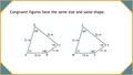 Thumbnail for Congruence statements and corresponding parts video