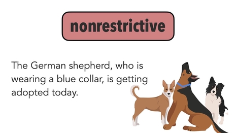 What does the punctuation suggest?