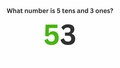 Thumbnail for Build and break apart two-digit numbers - without models video