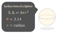 Thumbnail for Surface area of spheres video