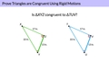 Thumbnail for Prove triangles are congruent using rigid motions video