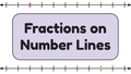 Thumbnail for Graph and compare fractions with like numerators or denominators on number lines video