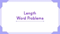 Thumbnail for Metric units of length: word problems video