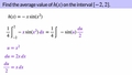 Thumbnail for Average value of a function video