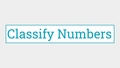 Thumbnail for Classify real numbers video