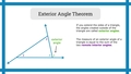 Thumbnail for Exterior Angle Theorem video