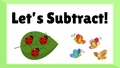 Thumbnail for Subtraction word problems with pictures - up to 10 video