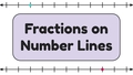 Thumbnail for Graph and compare fractions with like denominators on number lines video