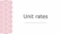 Thumbnail for Unit rates video