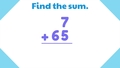 Thumbnail for Add and subtract with two-digit numbers vertically video