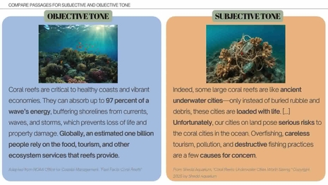Compare passages for subjective and objective tone