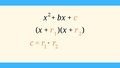 Thumbnail for Factor quadratics with leading coefficient 1 video