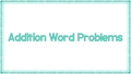 Thumbnail for Addition word problems - four or more one-digit numbers video