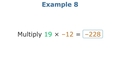 Thumbnail for Add, subtract, multiply, and divide integers video
