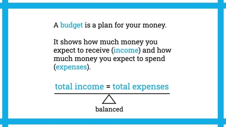 Balance a budget