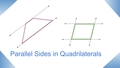 Thumbnail for Parallel sides in quadrilaterals video