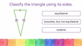 Thumbnail for Classify triangles video