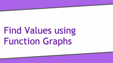 Find values of functions from graphs
