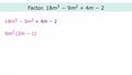 Thumbnail for Factor polynomials video