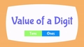 Thumbnail for Value of a digit - tens and ones video