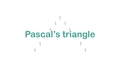 Thumbnail for Pascal's triangle video