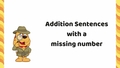 Thumbnail for Complete the addition sentence - sums up to 10 video