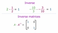 Thumbnail for Identify inverse matrices video