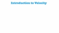 Thumbnail for Velocity as a rate of change video