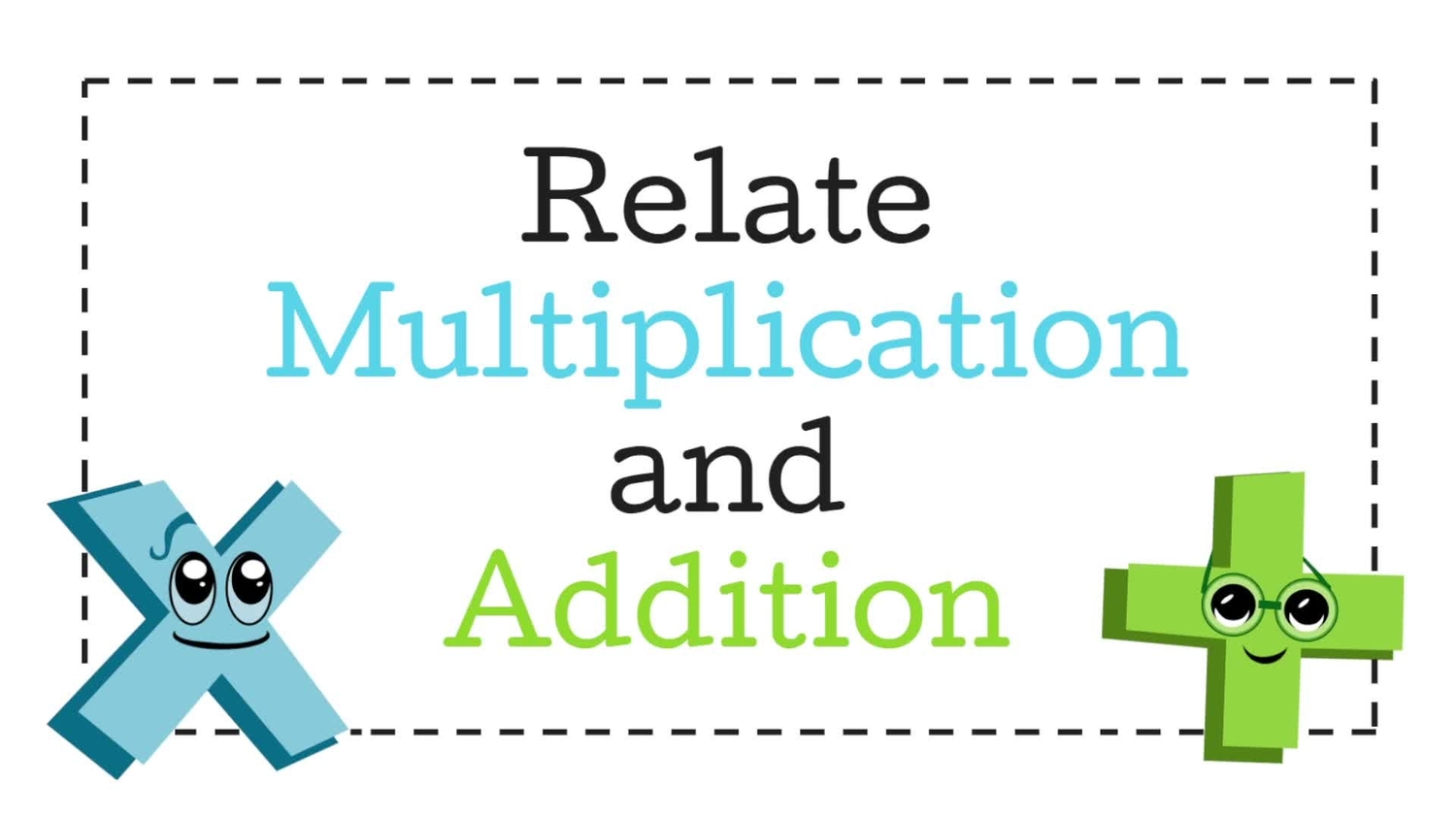 Relate addition and multiplication