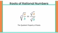 Thumbnail for Roots of rational numbers video