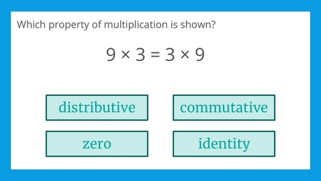Properties of multiplication