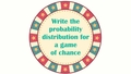 Thumbnail for Write the probability distribution for a game of chance video