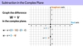 Thumbnail for Subtraction in the complex plane video