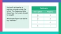 Thumbnail for Interpret frequency tables with numerical data video