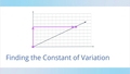 Thumbnail for Find the constant of variation video