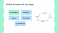 Thumbnail for Name quadrilaterals more than one way video