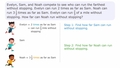Thumbnail for Multi-step word problems with fractions and mixed numbers video