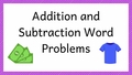Thumbnail for Addition and subtraction word problems - up to 1,000 video