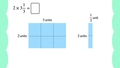 Thumbnail for Multiply mixed numbers by whole numbers video