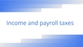 Thumbnail for Income and payroll taxes: word problems video